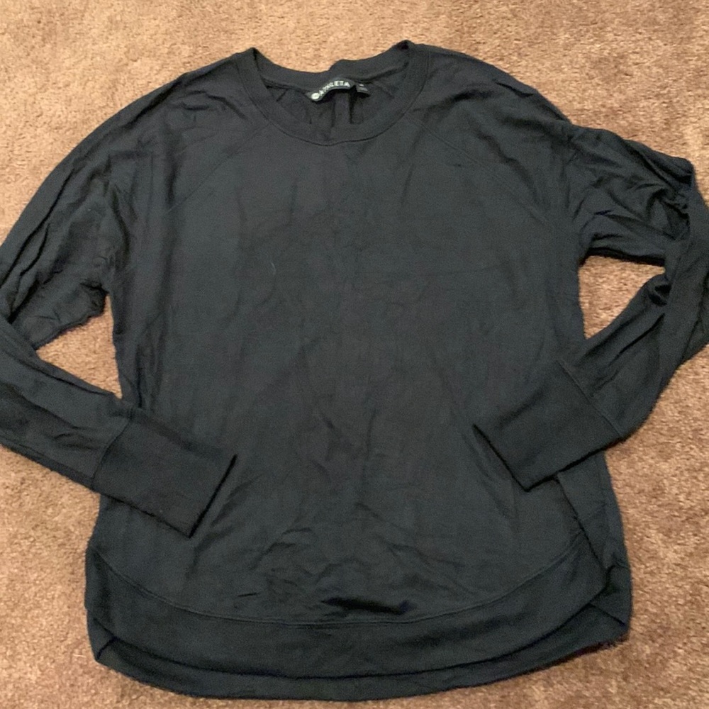 Athleta Black Sweatshirt Tunic